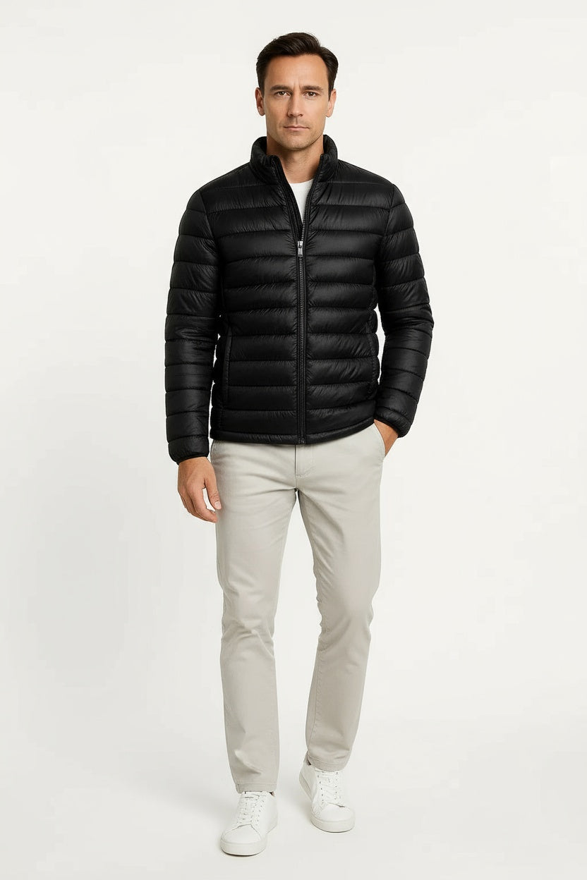 Veste Hiver Homme Matelassée Isolée Style Bomber 0
