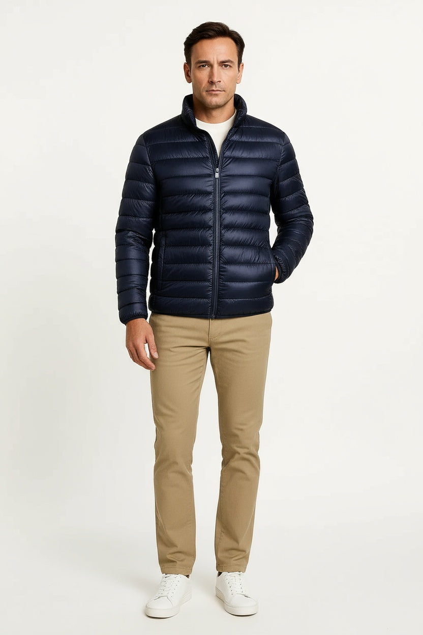 Veste Hiver Homme Matelassée Isolée Style Bomber 4