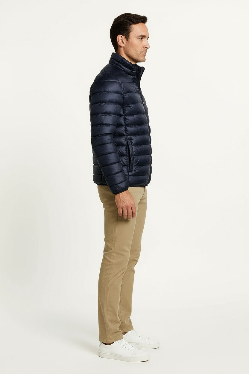 Veste Hiver Homme Matelassée Isolée Style Bomber 5